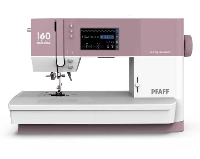 pfaff quilt ambition 635 set forfra