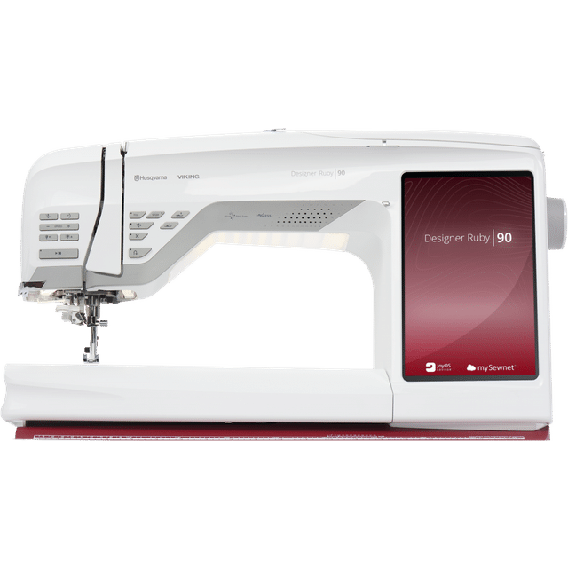 designer ruby 90 fra husqvarna viking set forfra