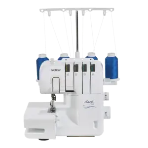 2104D Overlocker Skab perfekte overlock-sting på alle typer og vægte af stof med Brother 2104D Overlocker. Denne intuitivt designede maskine, som er elsket af syersker over hele verden for dens fantastiske værdi funktioner, former sømme med lethed.