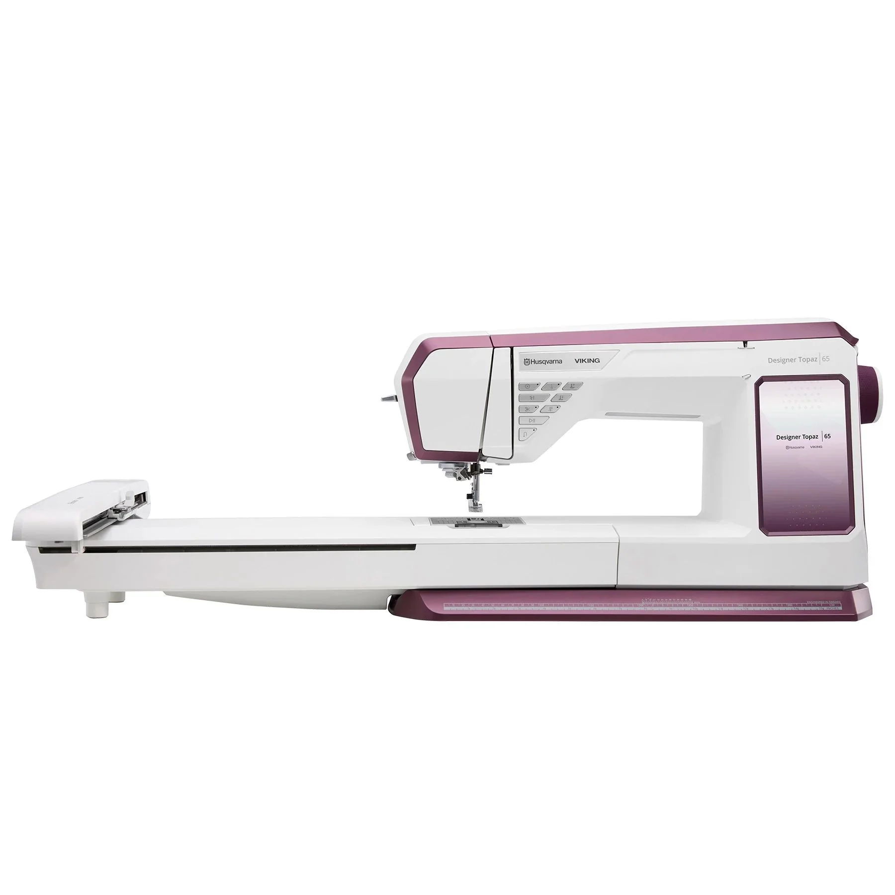 Husqvarna Viking Designer Topaz 65 med touchskærm og stor broderiflade