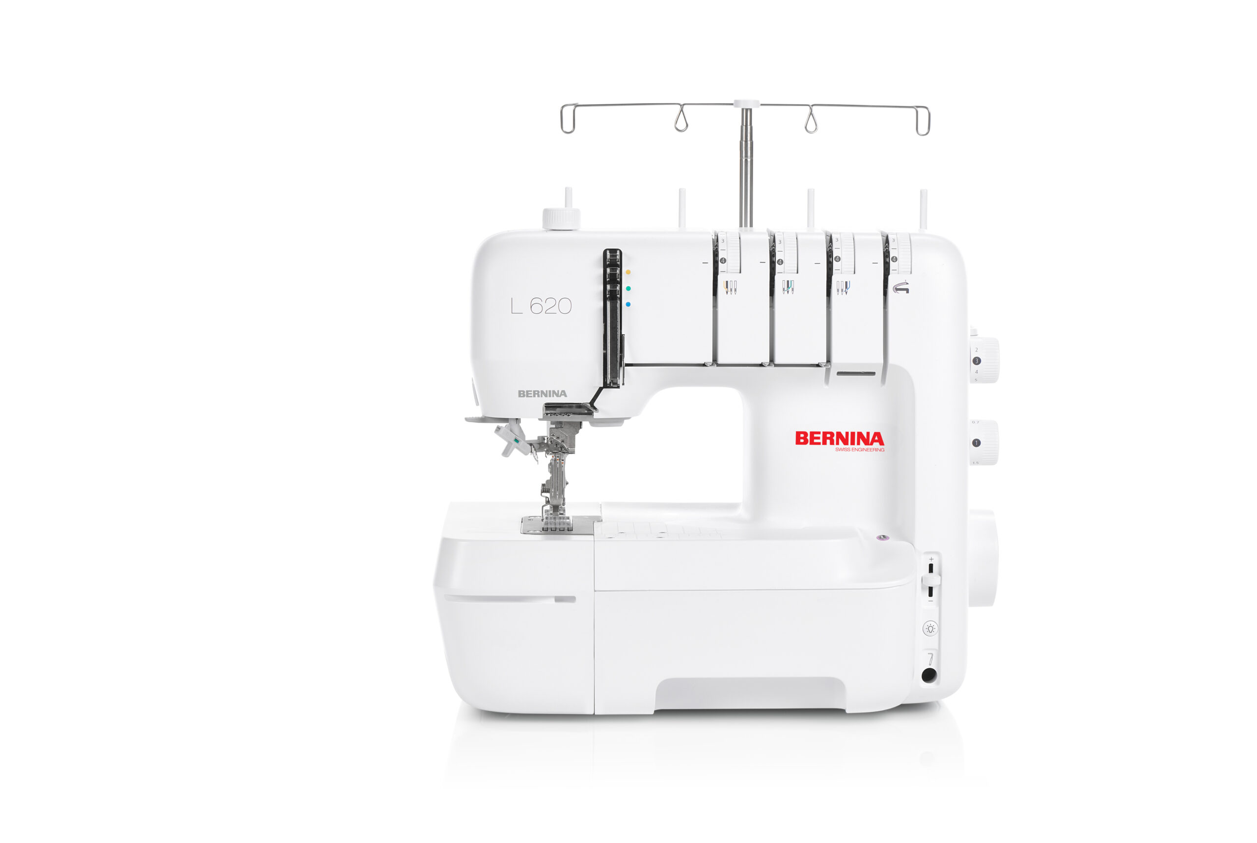 BERNINA L 620 coverstitchmaskine med lufttrådning til professionelle oplægninger
